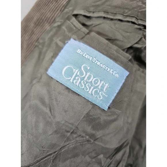 Vintage Levi's Blazer Men's 40L Gray Sport Classics Elbow Pads Preppy Western - Picture 5 of 10